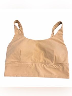 Lululemon Align‎ High Neck Bra C/D Cup Size 6 Warm Neutral
